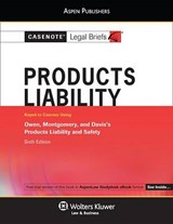 Products Liability -  - 9780735599093