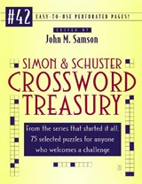 Simon and Schuster Crossword Treasury # 42 - John M. Samson - 9780743270564