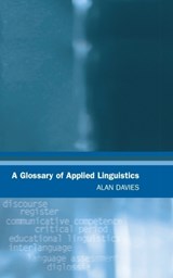 A Glossary of Applied Linguistics - Alan Davies - 9780748622948