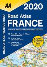 AA Road Atlas France 2020 - Aa Publishing - 9780749581404