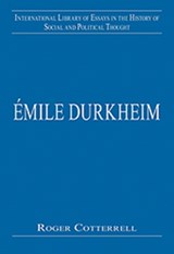 Emile Durkheim - Roger Cotterrell - 9780754627111