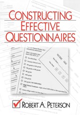 Constructing Effective Questionnaires - Robert A. Peterson - 9780761916413