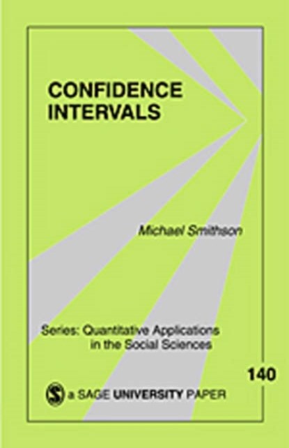Confidence Intervals, Michael Smithson - Paperback - 9780761924999