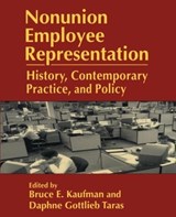 Nonunion Employee Representation - Bruce E. Kaufman ; Daphne Gottlieb Taras - 9780765604958