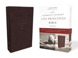 The NKJV, Charles F. Stanley Life Principles Bible, 2nd Edition, Leathersoft, Burgundy, Comfort Print - Charles F. Stanley - 9780785225416