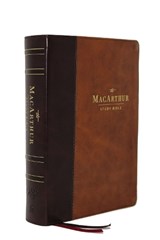 ESV, MacArthur Study Bible, 2nd Edition, Leathersoft, Brown, Thumb Indexed - John F. MacArthur - 9780785235651
