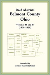 Deed Abstracts, Belmont County, Ohio - Lorraine Indermill Quillon - 9780788456060