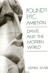 Pound's Epic Ambition - Stephen Sicari - 9780791407004