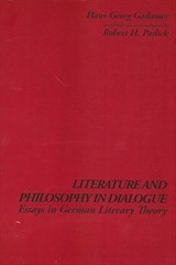 Literature and Philosophy in Dialogue - GADAMER,  Hans-Georg - 9780791417362
