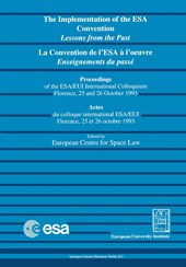 La convention de l'ESA a l'oeuvre