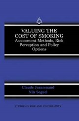 Valuing the Cost of Smoking - Claude Jeanrenaud ; Nils C. Soguel - 9780792386445