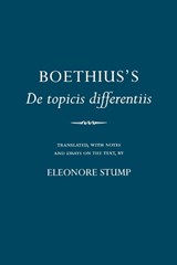 Boethius's "De topicis differentiis" - Boethius - 9780801489334