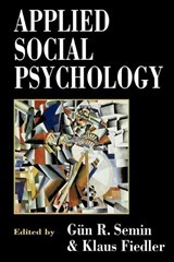 Applied Social Psychology - Gun Semin ; Klaus Fiedler - 9780803979260