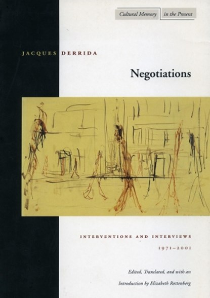 Negotiations, Jacques Derrida - Gebonden - 9780804738910