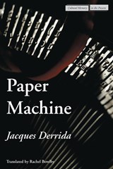Paper Machine - Jacques Derrida - 9780804746205