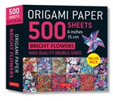 Origami Paper 500 sheets Bright Flowers 6" (15 cm) -  - 9780804856898