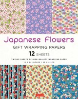Japanese Flowers Gift Wrapping Papers - 12 sheets - Tuttle Studio - 9780804857321