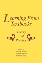 Learning From Textbooks - Bruce K. Britton ; Arthur Woodward ; Marilyn Binkley - 9780805806779