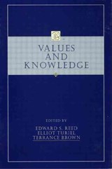 Values and Knowledge - Edward S. Reed ; Elliot Turiel ; Terrance Brown - 9780805815214