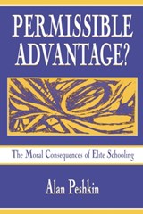 Permissible Advantage? - Alan Peshkin - 9780805824674
