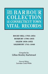 The Barbour Collection of Connecticut Town Vital Records. Volume 37 - WHITE,  Lorraine Cook - 9780806316529