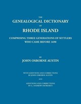 The Genealogical Dictionary of Rhode Island - John Osborne Austin - 9780806380131