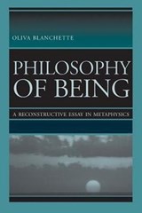 Philosophy of Being - Oliva Blanchette - 9780813210964