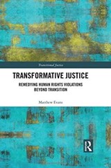Transformative Justice - Matthew Evans - 9780815375623