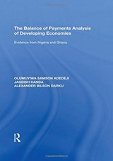 The Balance of Payments Analysis of Developing Economies - Olumuyiwa Samson Adedeji ; Handa Jagdish ; Alexander Bilson Darku - 9780815397489