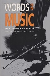 Words on Music - Jack Sullivan - 9780821409596