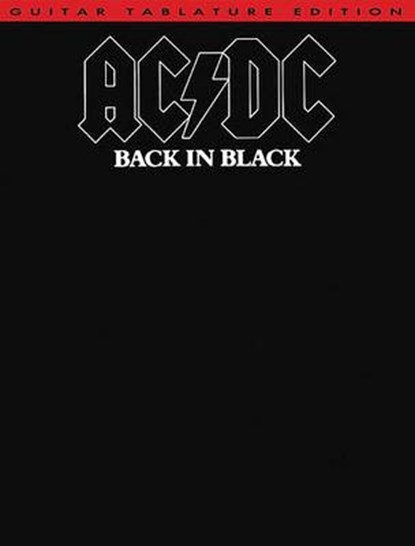 Ac/Dc - Back in Black, AC - Paperback - 9780825613050