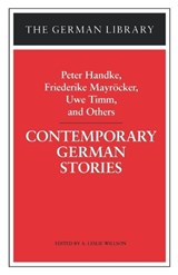 Contemporary German Stories - HANDKE,  Peter - 9780826409690