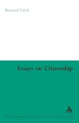 Essays on Citizenship - CRICK,  Bernard - 9780826477538