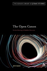 The Open Canon - Avi Sagi - 9780826496706