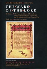 The Wars of the Lord, Volume 3 - Levi Ben Gershom - 9780827606388