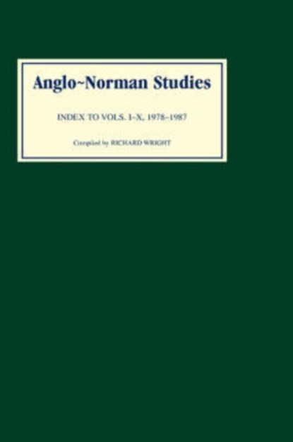 Anglo-Norman Studies, Richard Wright - Gebonden - 9780851152691