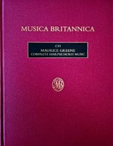 Maurice Greene: Complete Harpsichord Music -  - 9780852499641