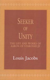 Seeker of Unity - Louis Jacobs - 9780853035916