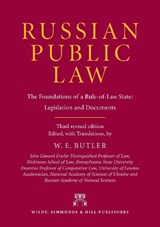 Russian Public Law - William E. Butler - 9780854901302