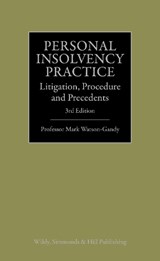 Personal Insolvency Practice - Professor Mark Watson-Gandy - 9780854903016