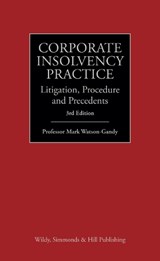 Corporate Insolvency Practice - Professor Mark Watson-Gandy - 9780854903047