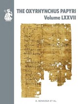 Oxyrhynchus Papyri - BENAISSA,  A - 9780856982040