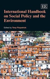 International Handbook on Social Policy and the Environment - Tony Fitzpatrick - 9780857936127