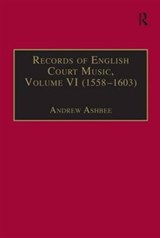 Records of English Court Music - Andrew Ashbee - 9780859678599