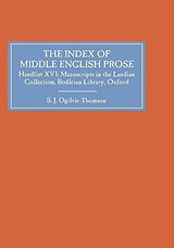 The Index of Middle English Prose - Sarah Ogilvie-Thomson - 9780859915953