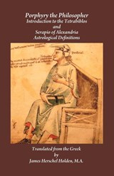 Porphyry the Philosopher - Porphyry ; Serapio - 9780866906029