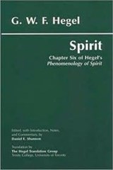 Spirit - G. W. F. Hegel - 9780872205703