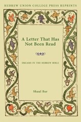 A Letter That Has Not Been Read - BAR,  Shaul - 9780878204243