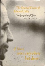 If There Were Anywhere but Desert - JABES,  Edmond ; Waldrop, Keith - 9780882680521