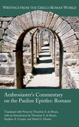 Ambrosiaster's Commentary on the Pauline Epistles - Theodore S de Bruyn ; Stephen a Cooper ; David G Hunter - 9780884142591